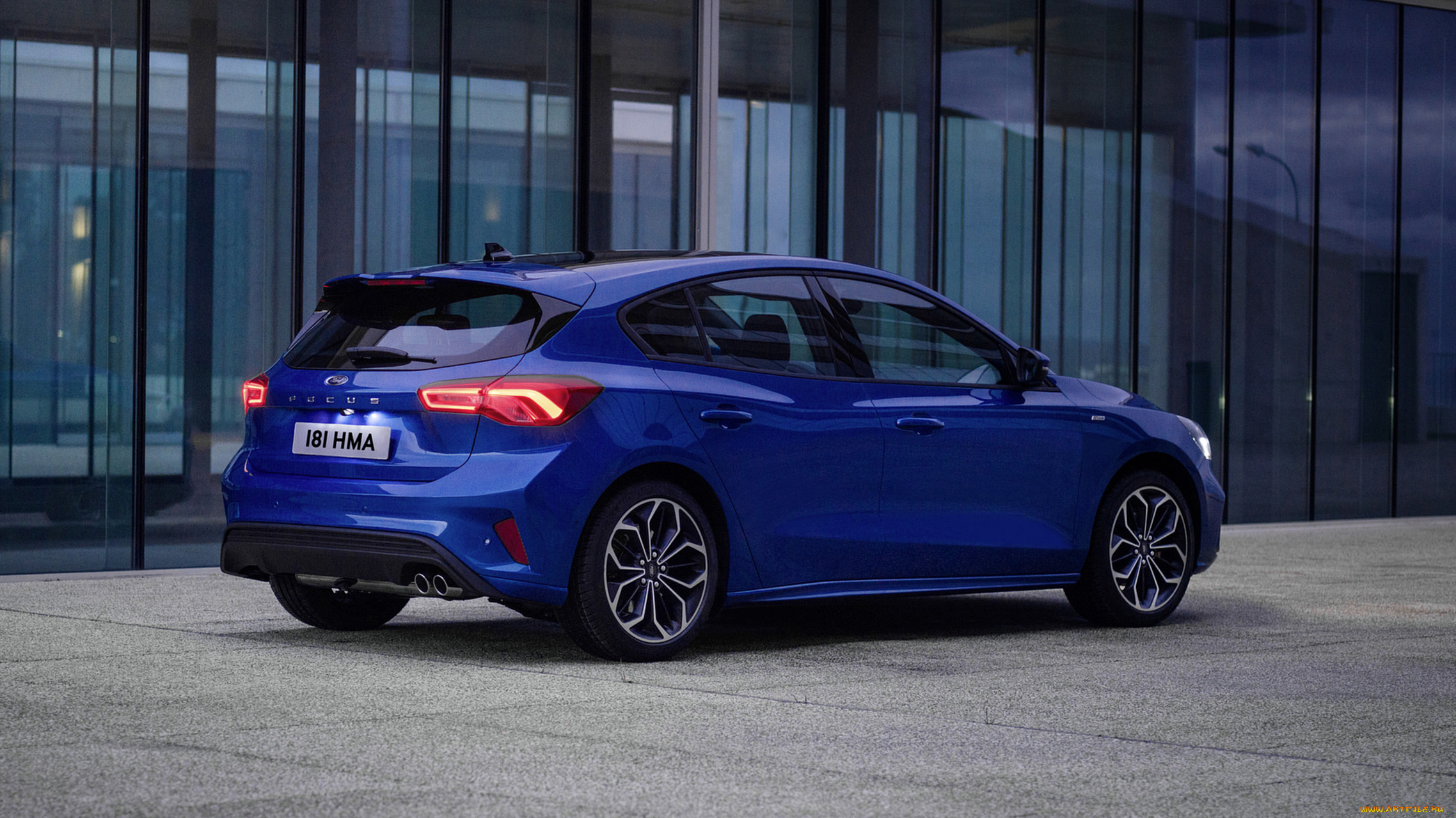 ford focus hatchback st-line 2019, , ford, st-line, hatchback, blue, 2019, focus